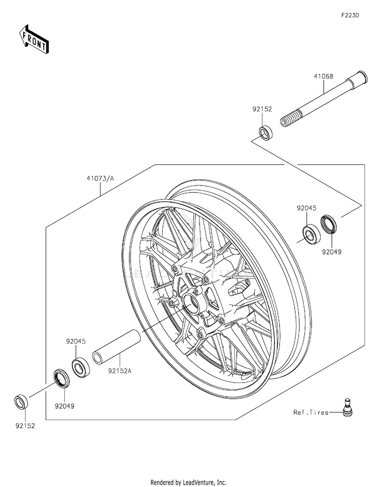 Front Wheel Schematic