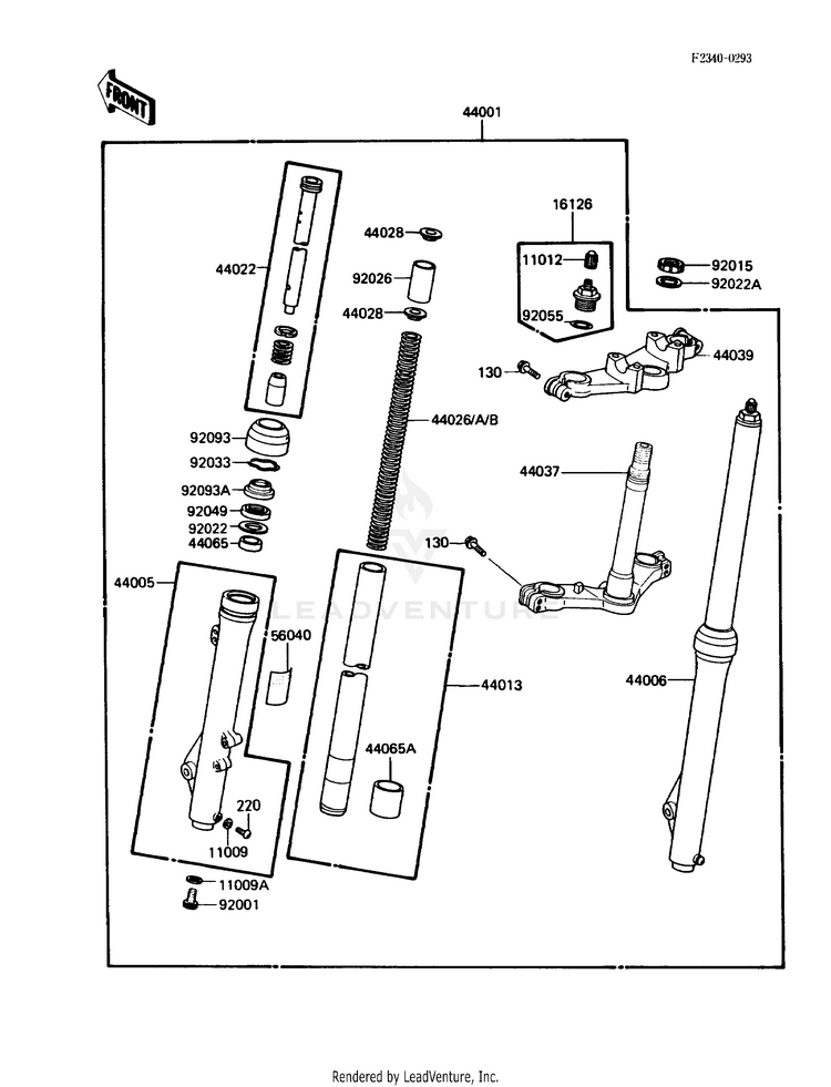 Front Fork Schematic