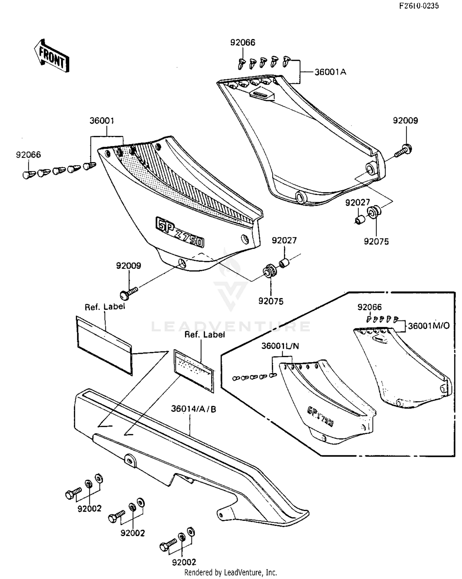SIDE COVERS/CHAIN COVER