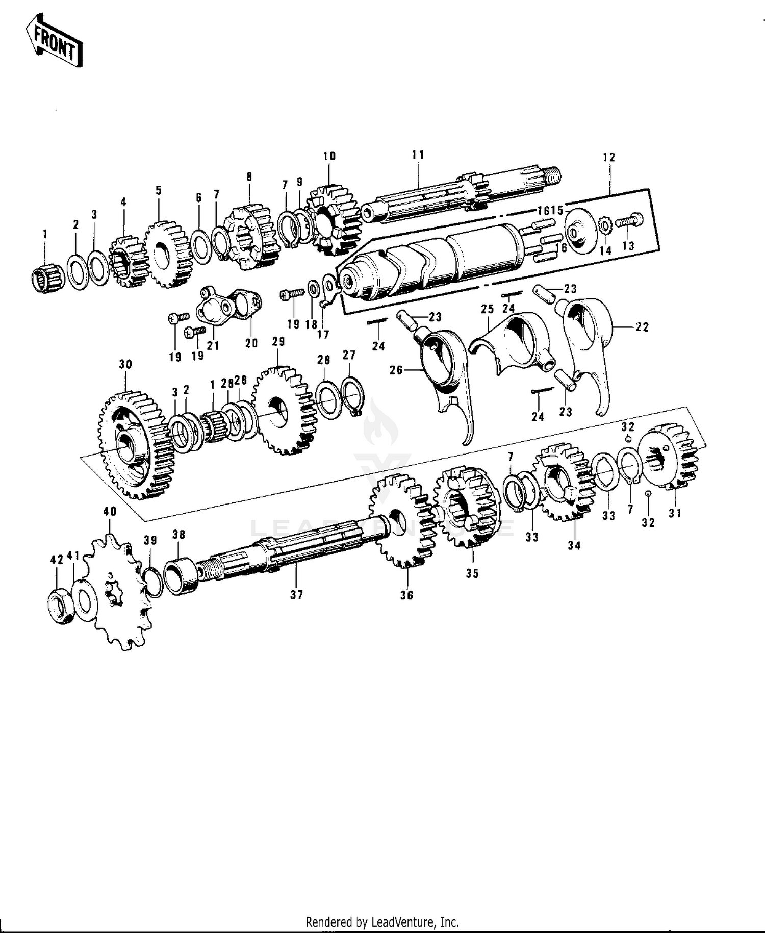 TRANSMISSION/CHANGE DRUM