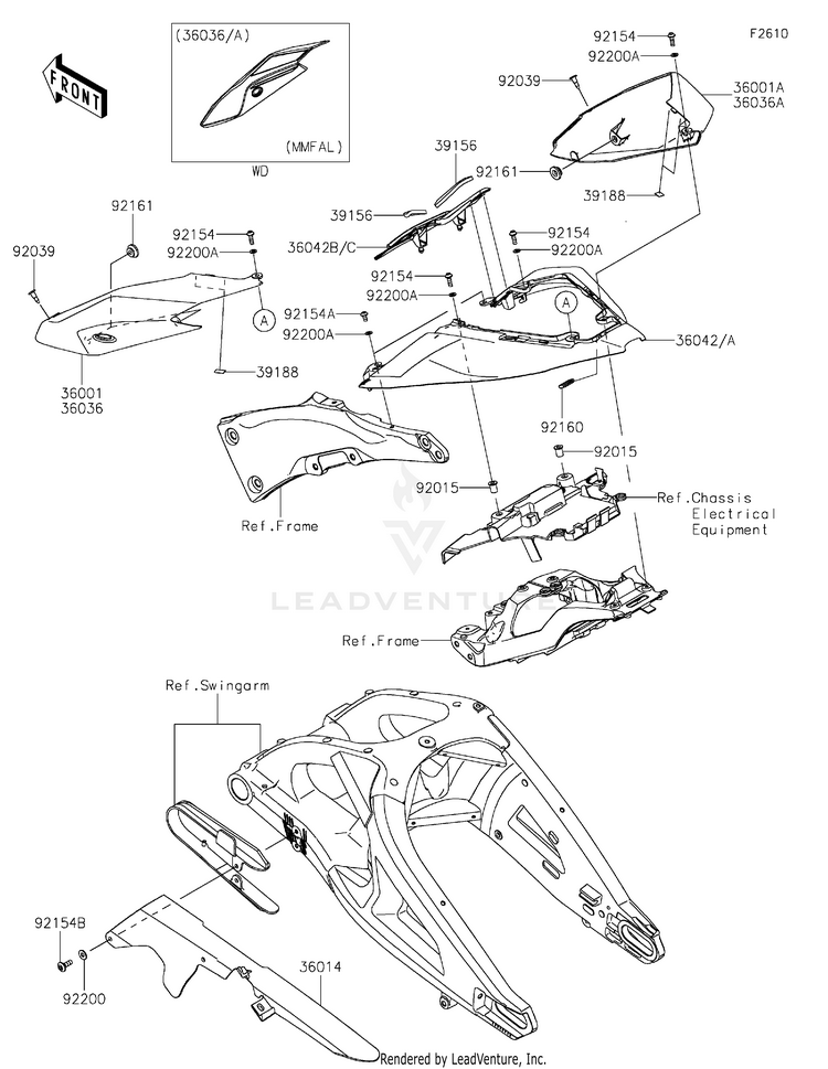 Side Covers/Chain Cover Schematic