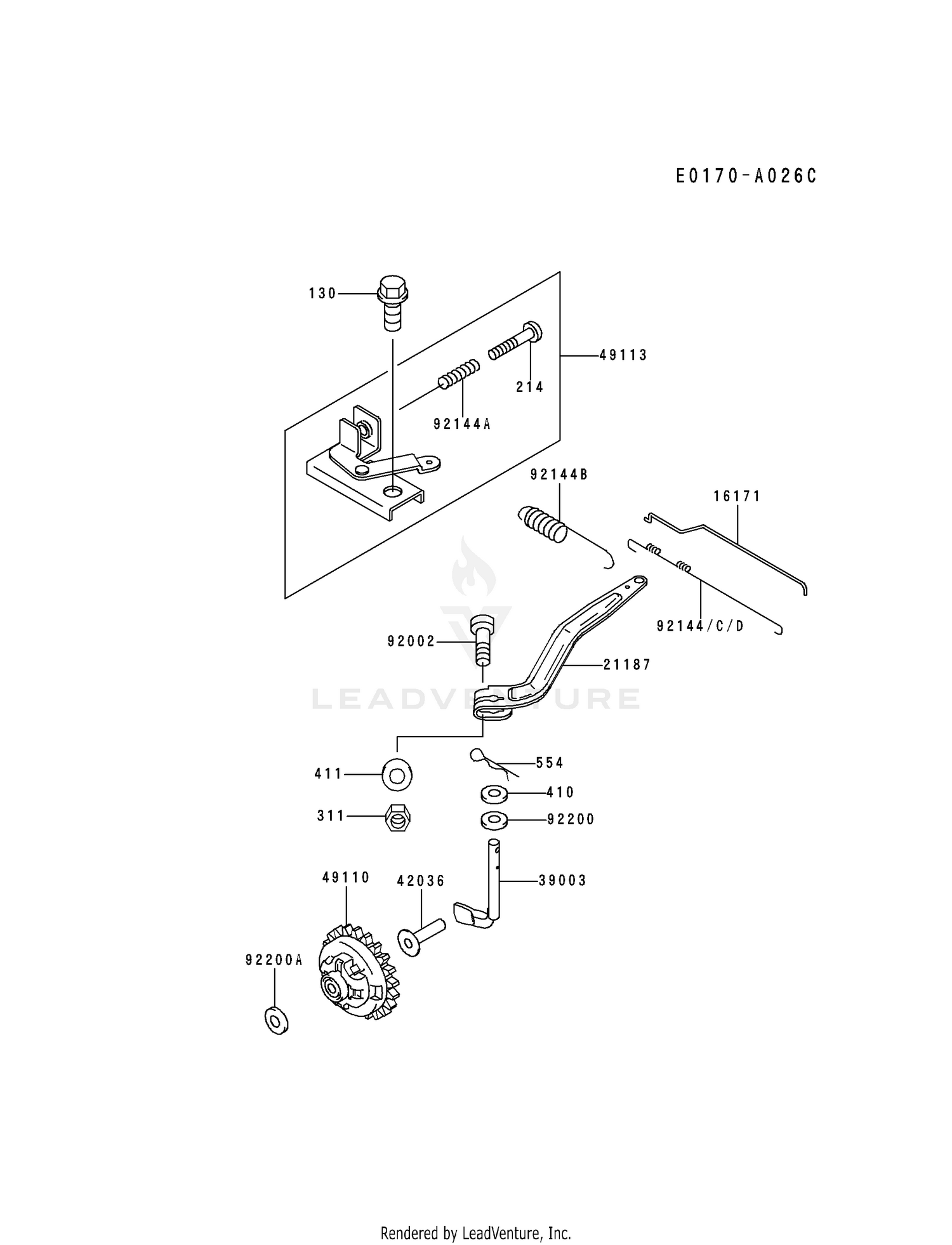 49110-2069 GOVERNOR ASSY