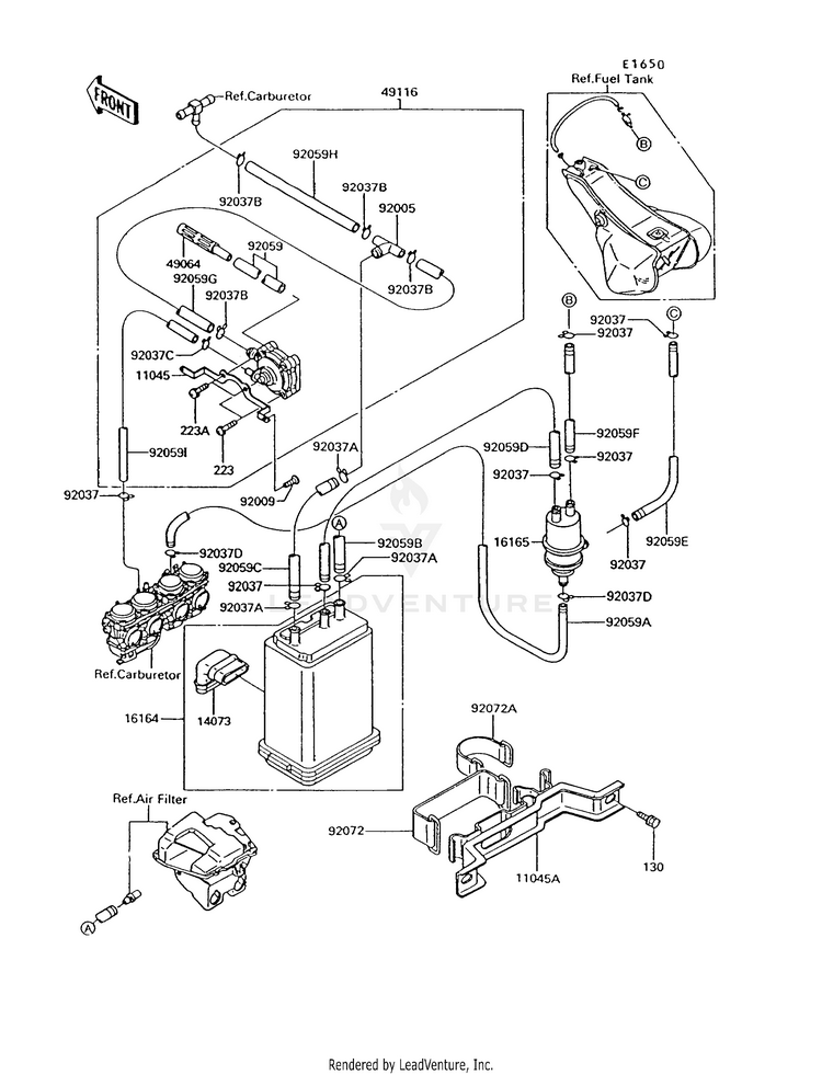 Fuel Evaporative System Schematic