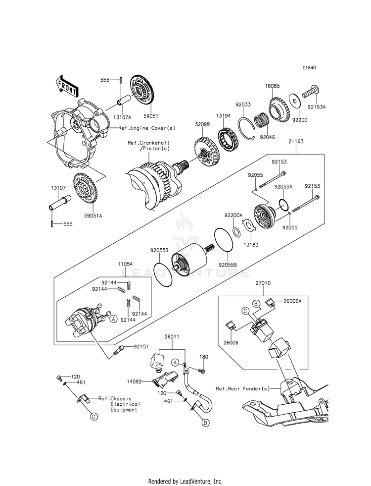 Starter Motor Schematic