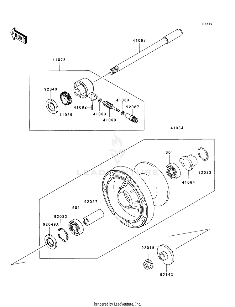 Front Wheel Schematic