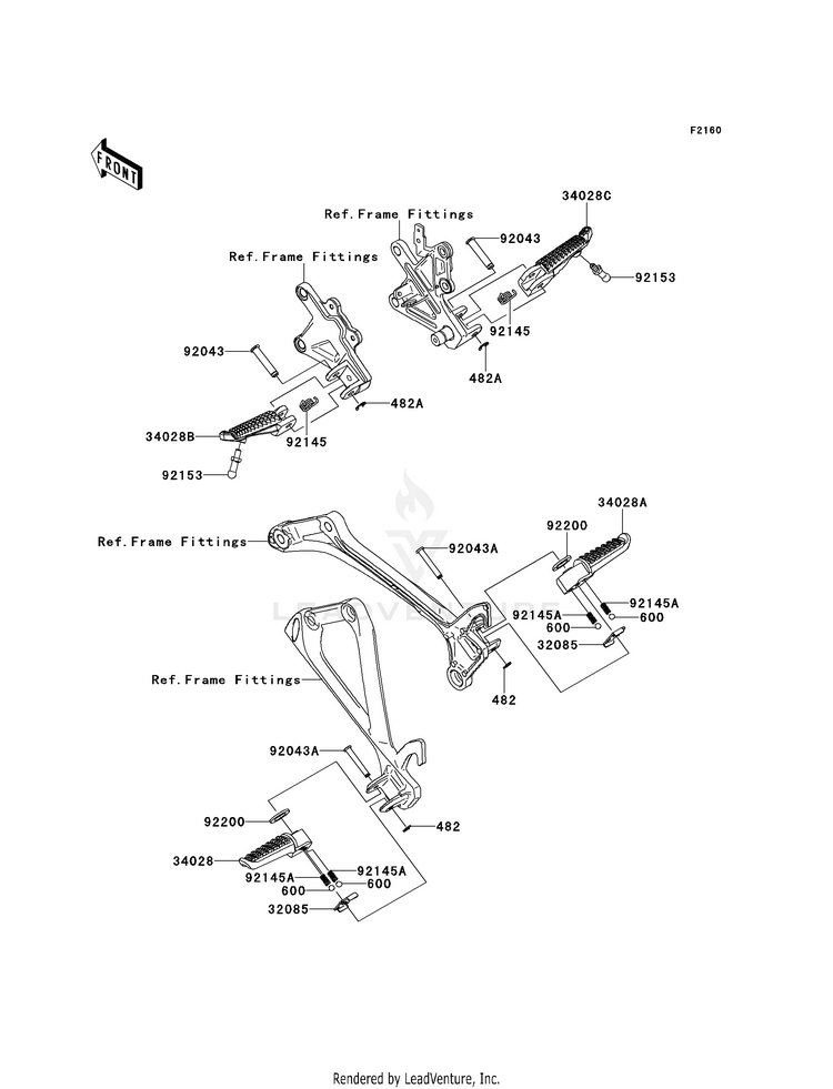 Footrests Schematic