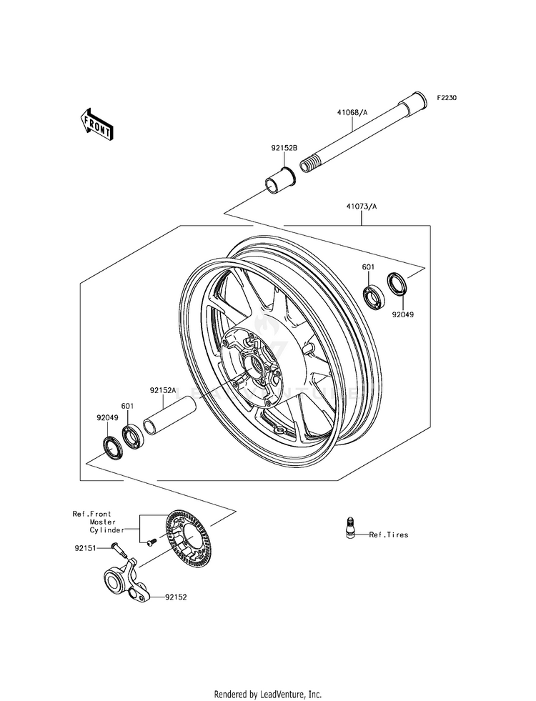 Front Wheel Schematic
