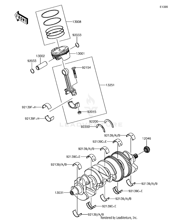 Crankshaft/Piston(S) Schematic