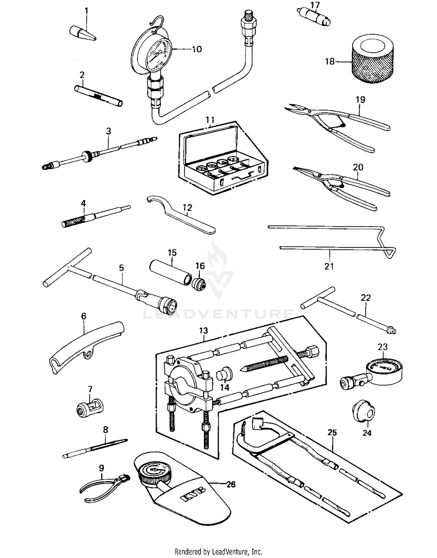 SPECIAL SERVICE TOOLS "A" ('80-'81 A1/A2