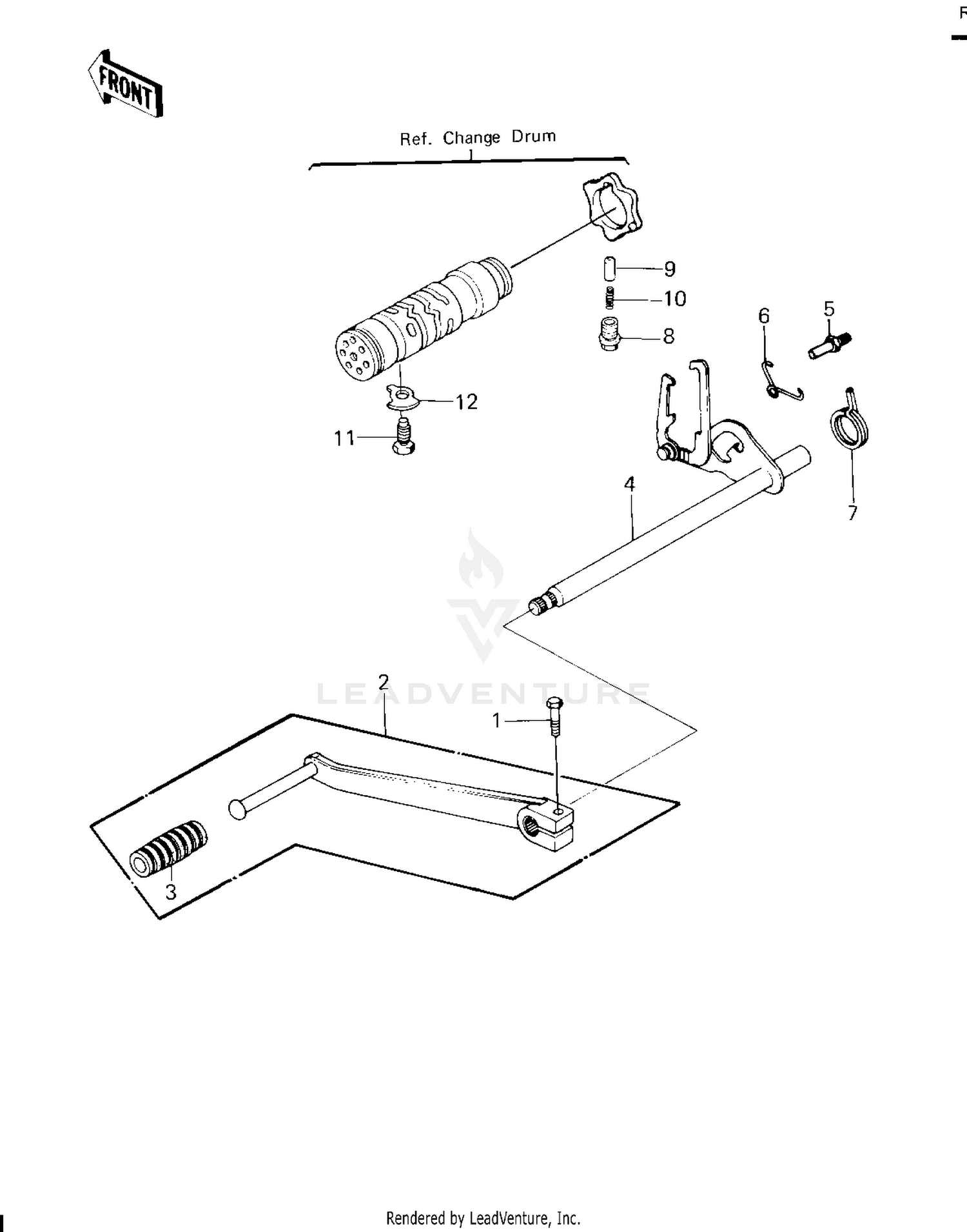 GEAR CHANGE MECHANISM