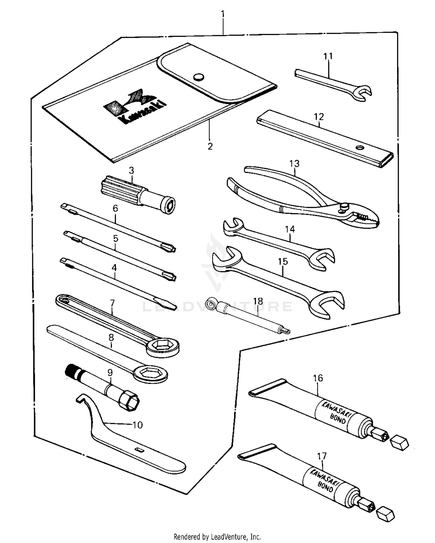 OWNER TOOLS ('80-'81 C1/C2)