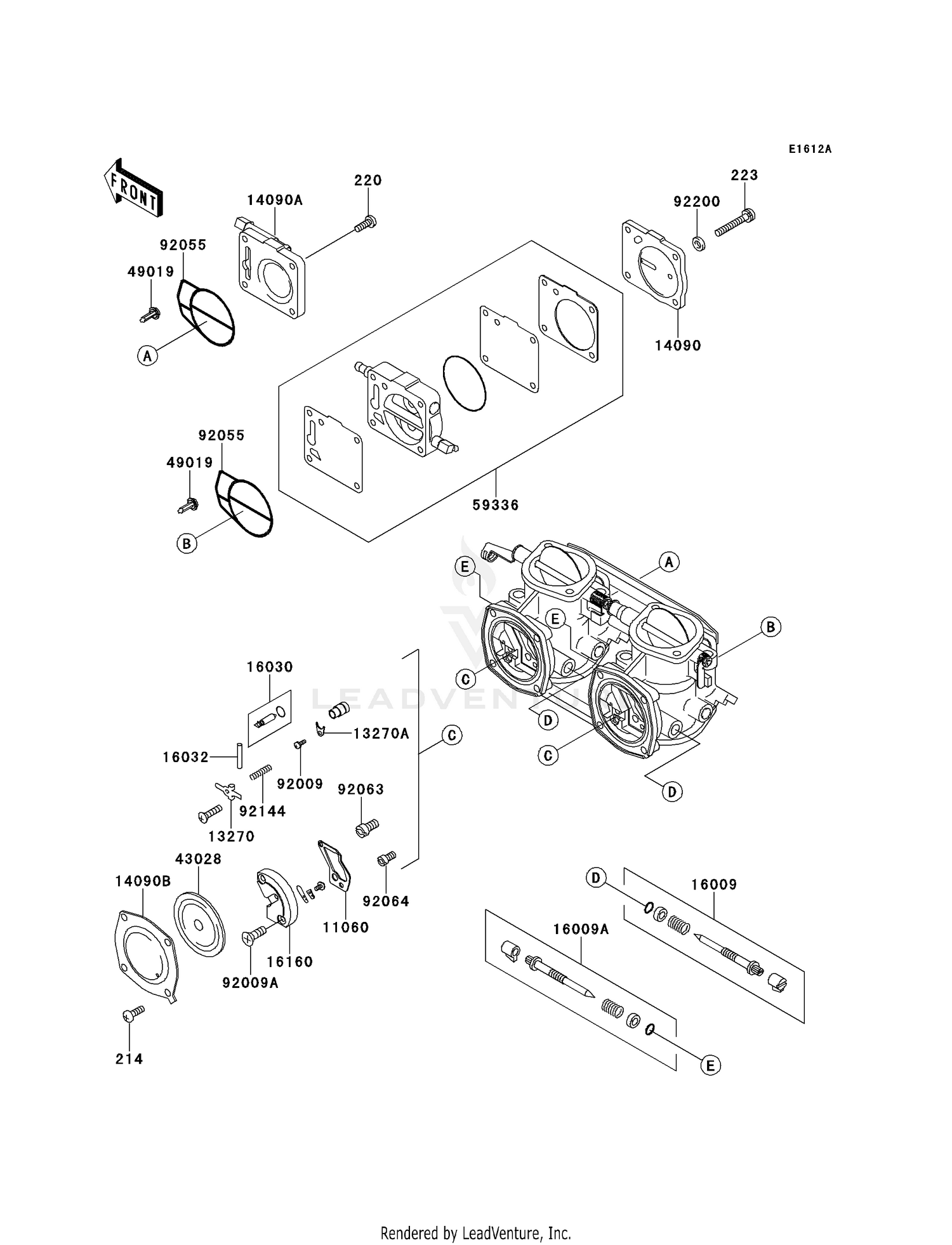 CARBURETOR PARTS (JS750-B2/B3)