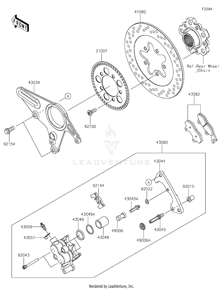 Rear Brake Schematic