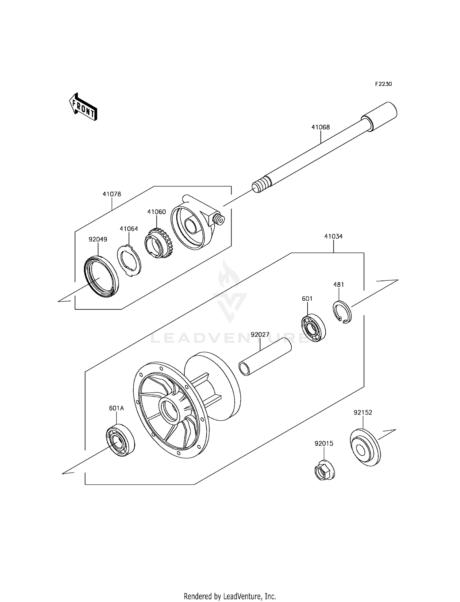 FRONT HUB