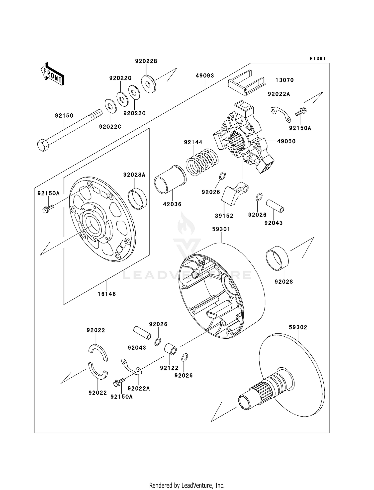 Replacement for 13070-1344 GUIDE