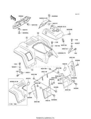 Front Fender(s) Schematic