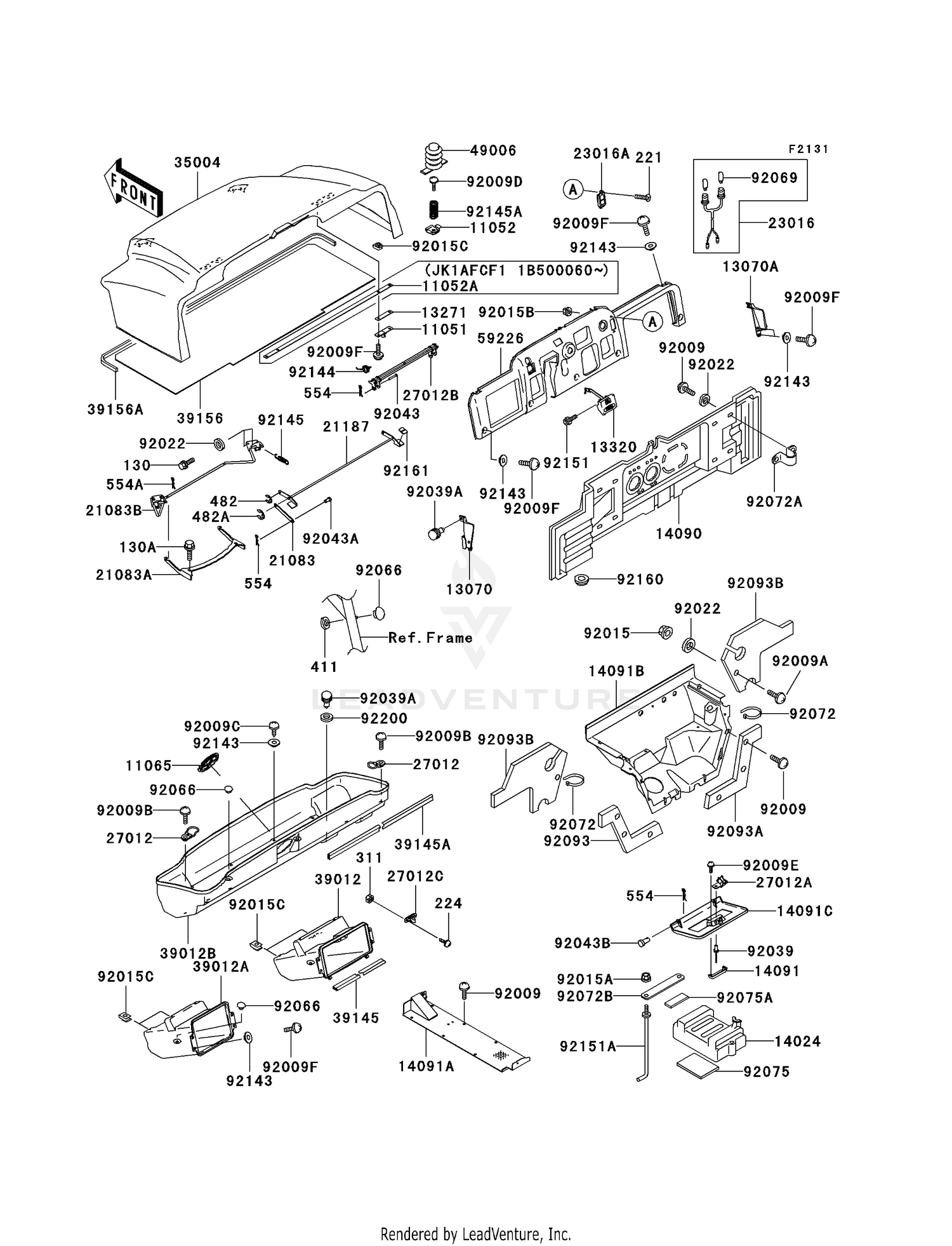 FRAME FITTINGS (KAF620-F1)