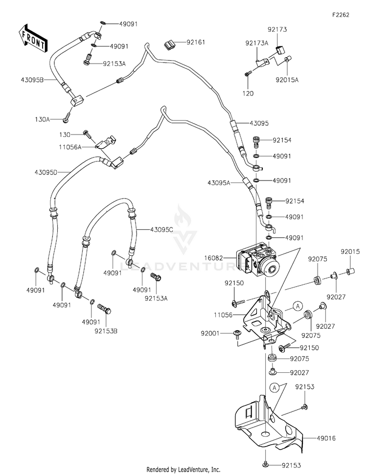 Brake Piping Schematic