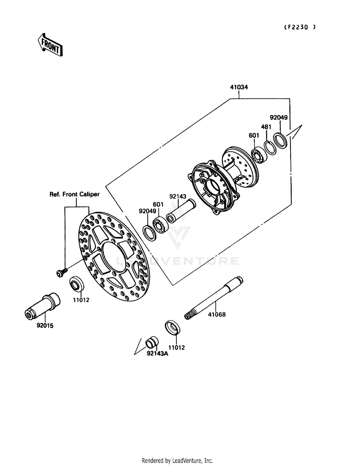 FRONT HUB