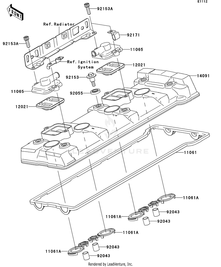 Cylinder Head Cover Schematic