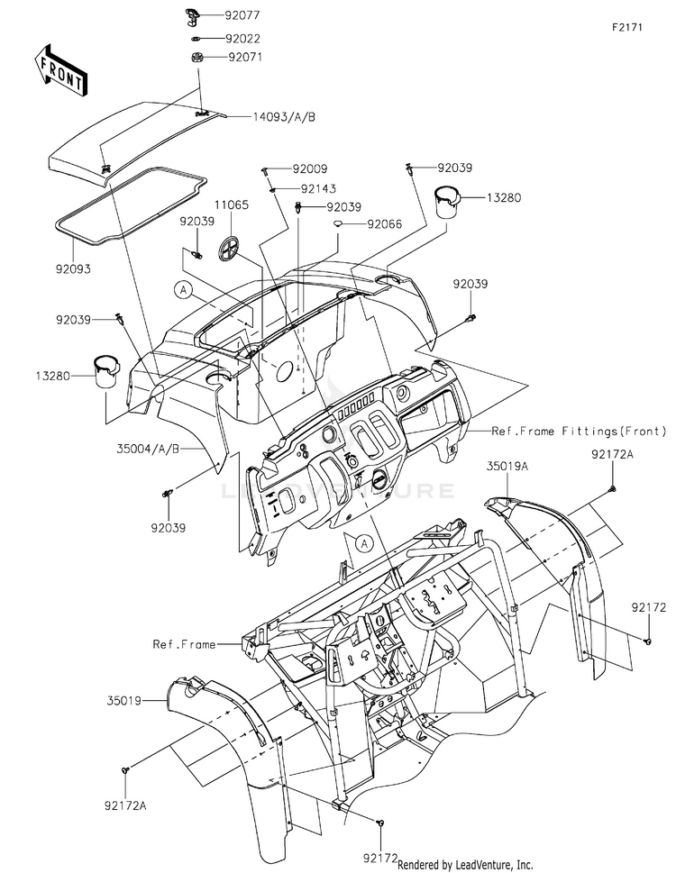 Front Fender(S) Schematic