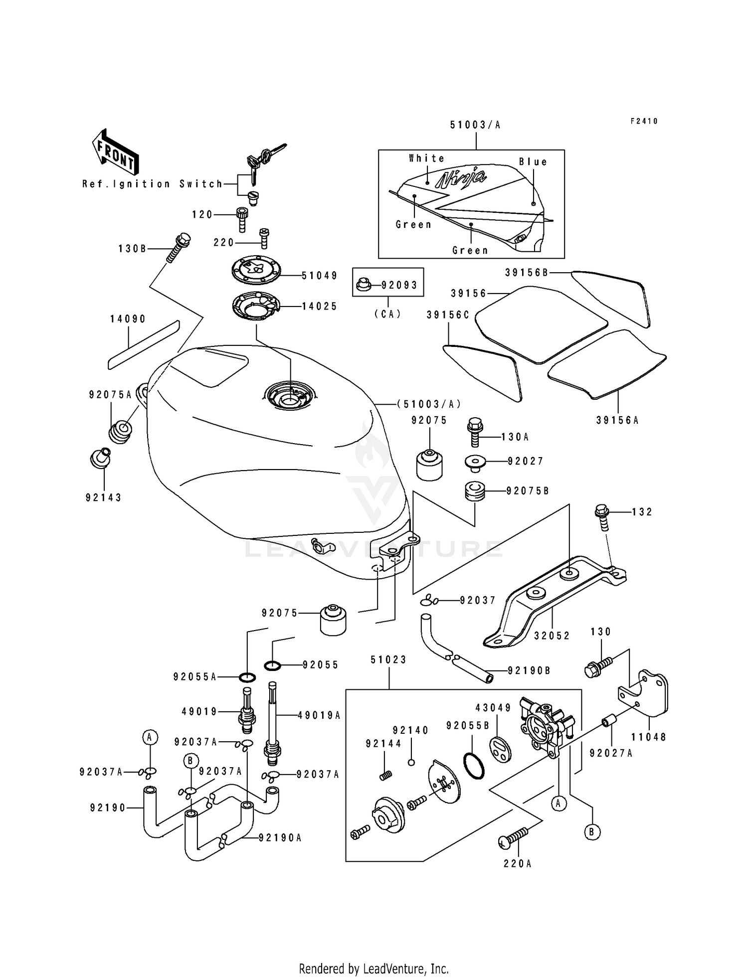 FUEL TANK (ZX750-M1)