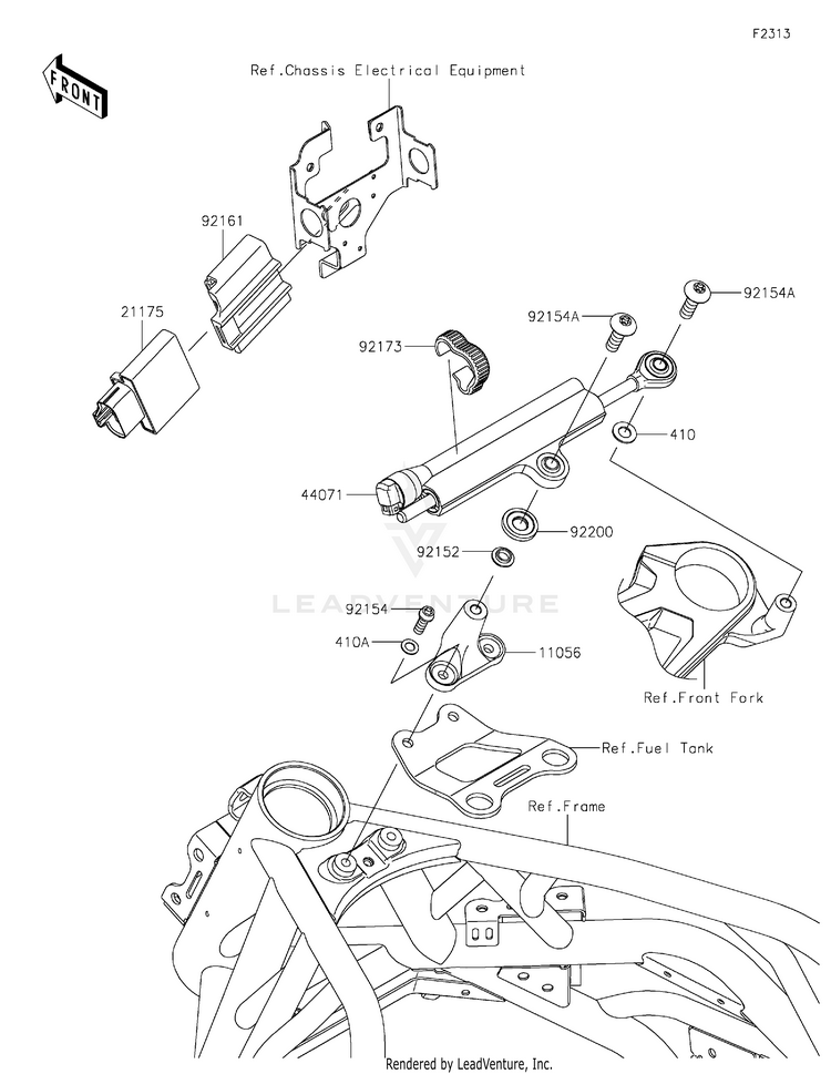 Steering Damper Schematic