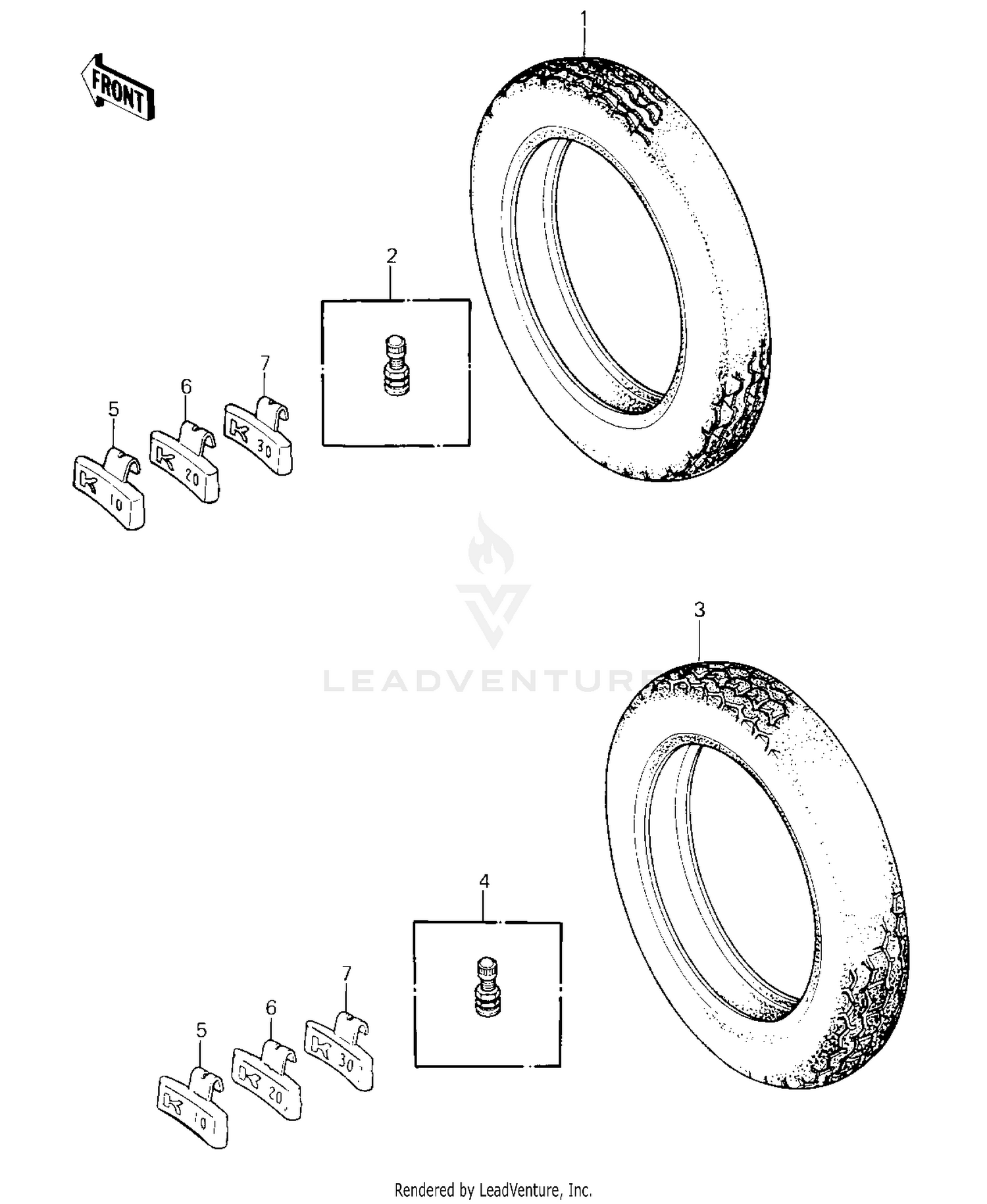 TIRES ('80-'81 C1/C2)