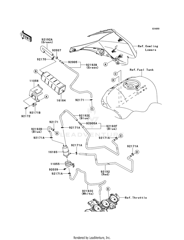 Fuel Evaporative System (Ca) Schematic