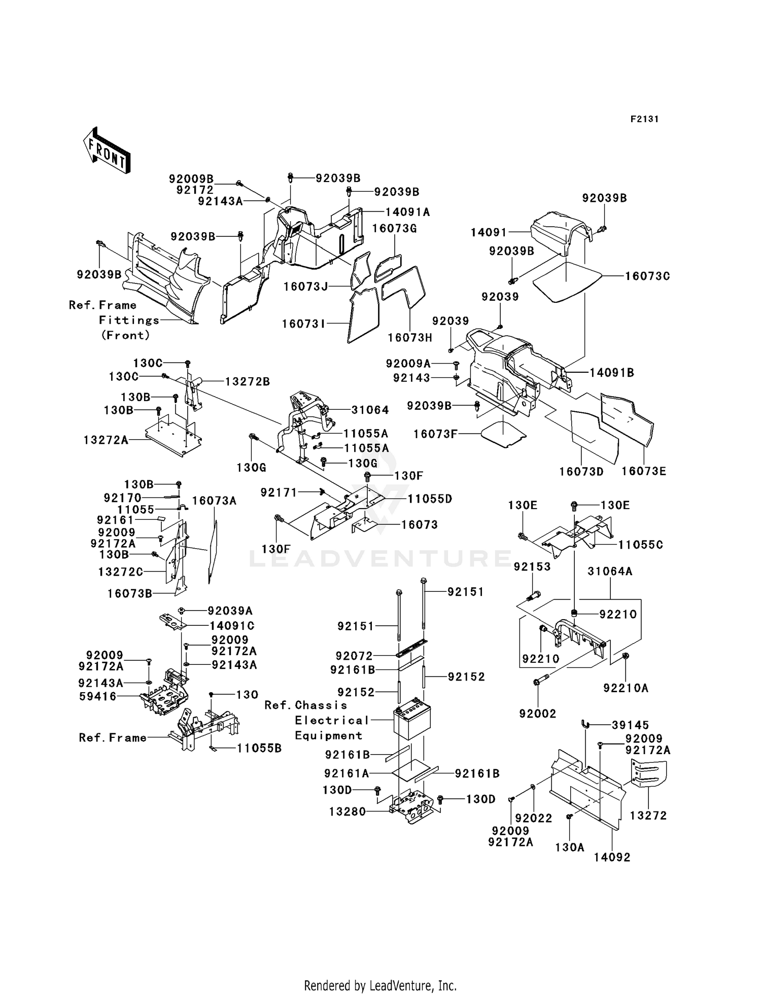 FRAME FITTINGS (REAR)