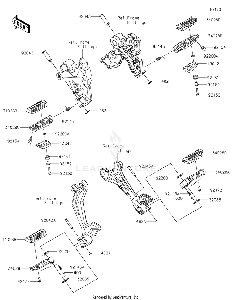 Footrests Schematic