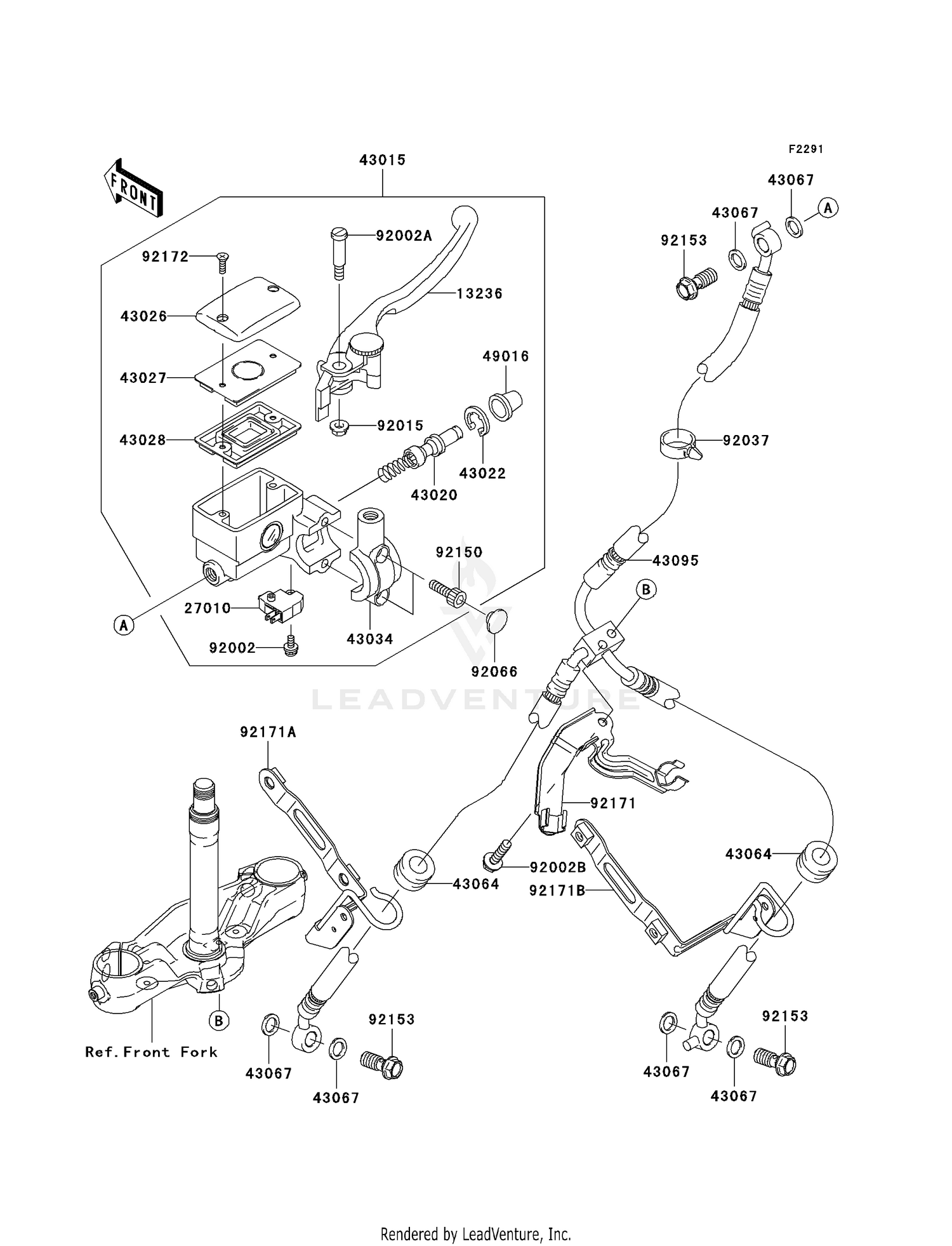 FRONT MASTER CYLINDER