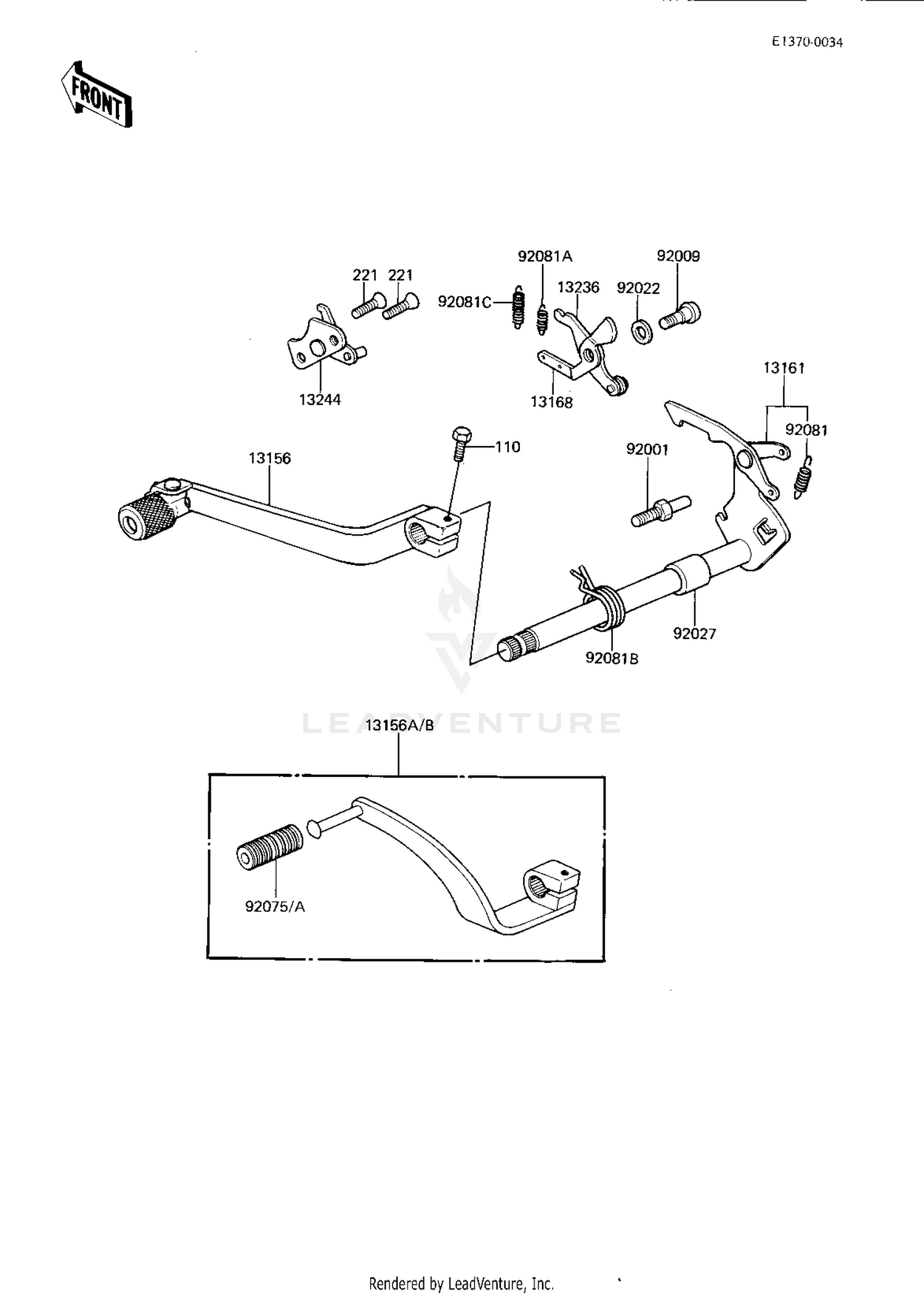 GEAR CHANGE MECHANISM ('81-'82 A2/A3)
