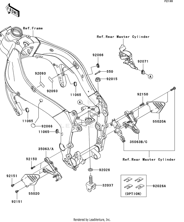 Frame Fittings(Front) Schematic