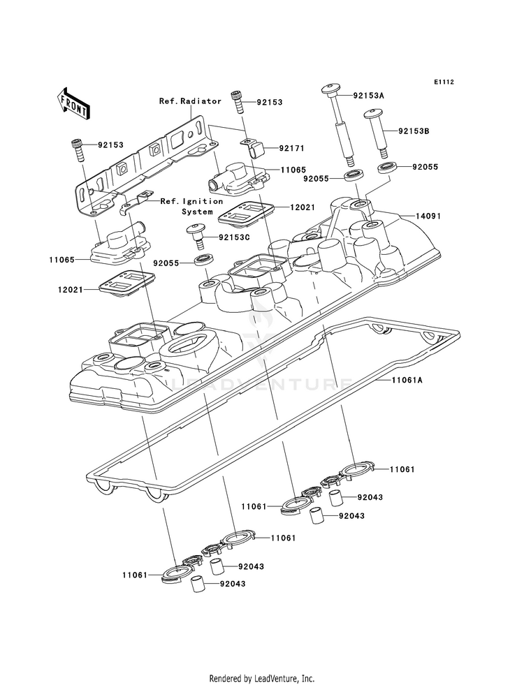 Cylinder Head Cover Schematic