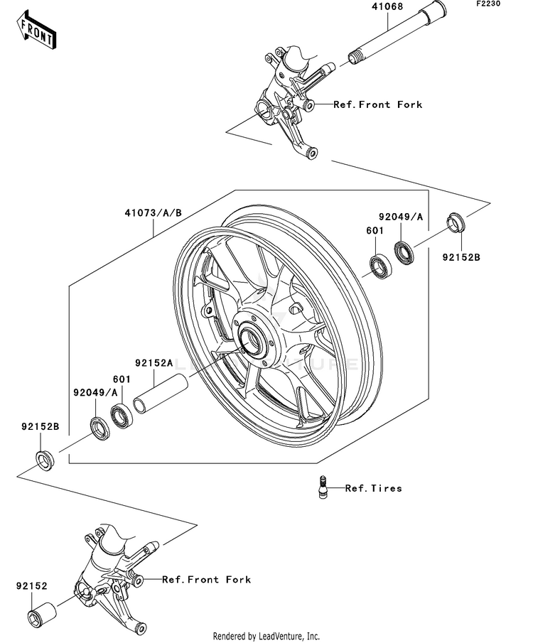 Front Wheel Schematic