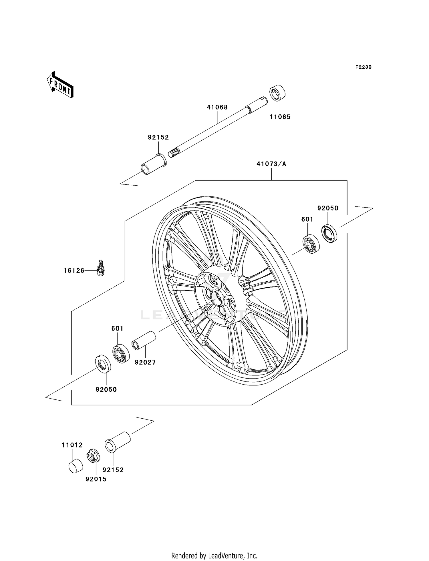FRONT HUB