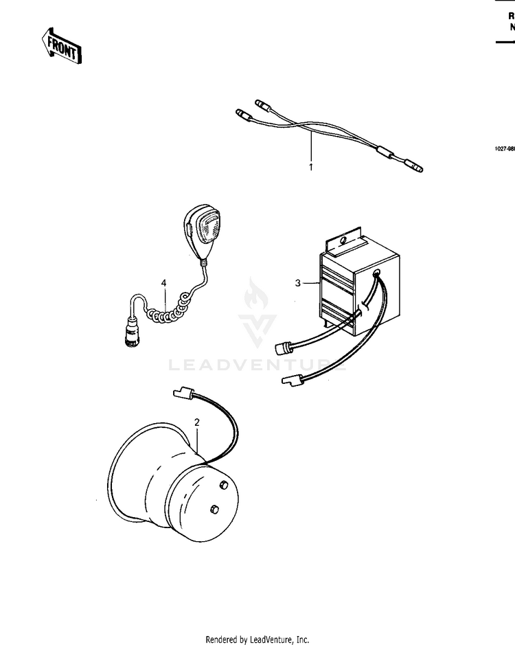 Siren ('79-'81 C2/C3/C4) Schematic