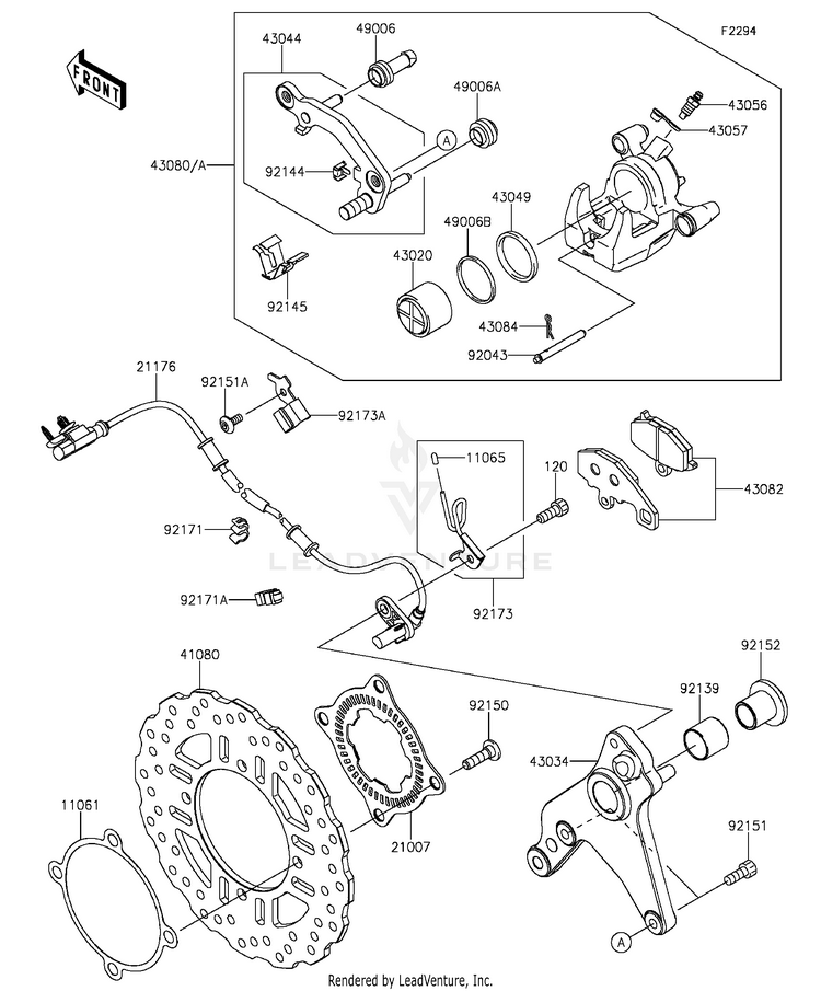 Rear Brake Schematic