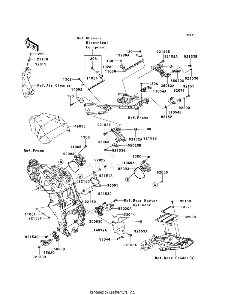 Frame Fittings Schematic