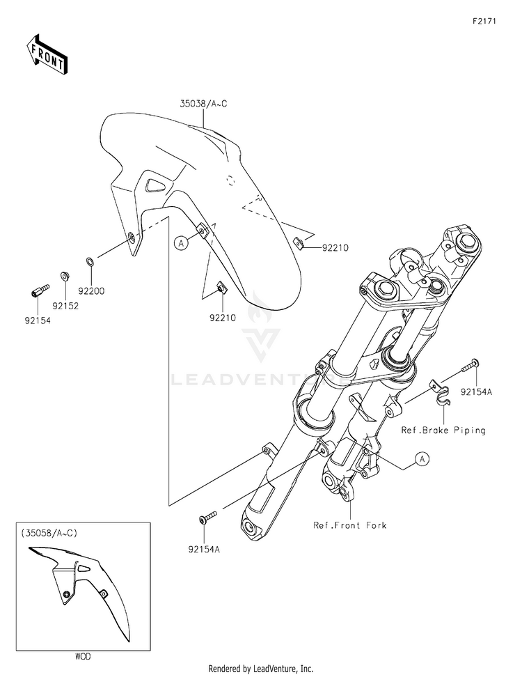 Front Fender(S) Schematic