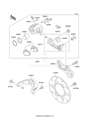 Rear Brake (a10) Schematic