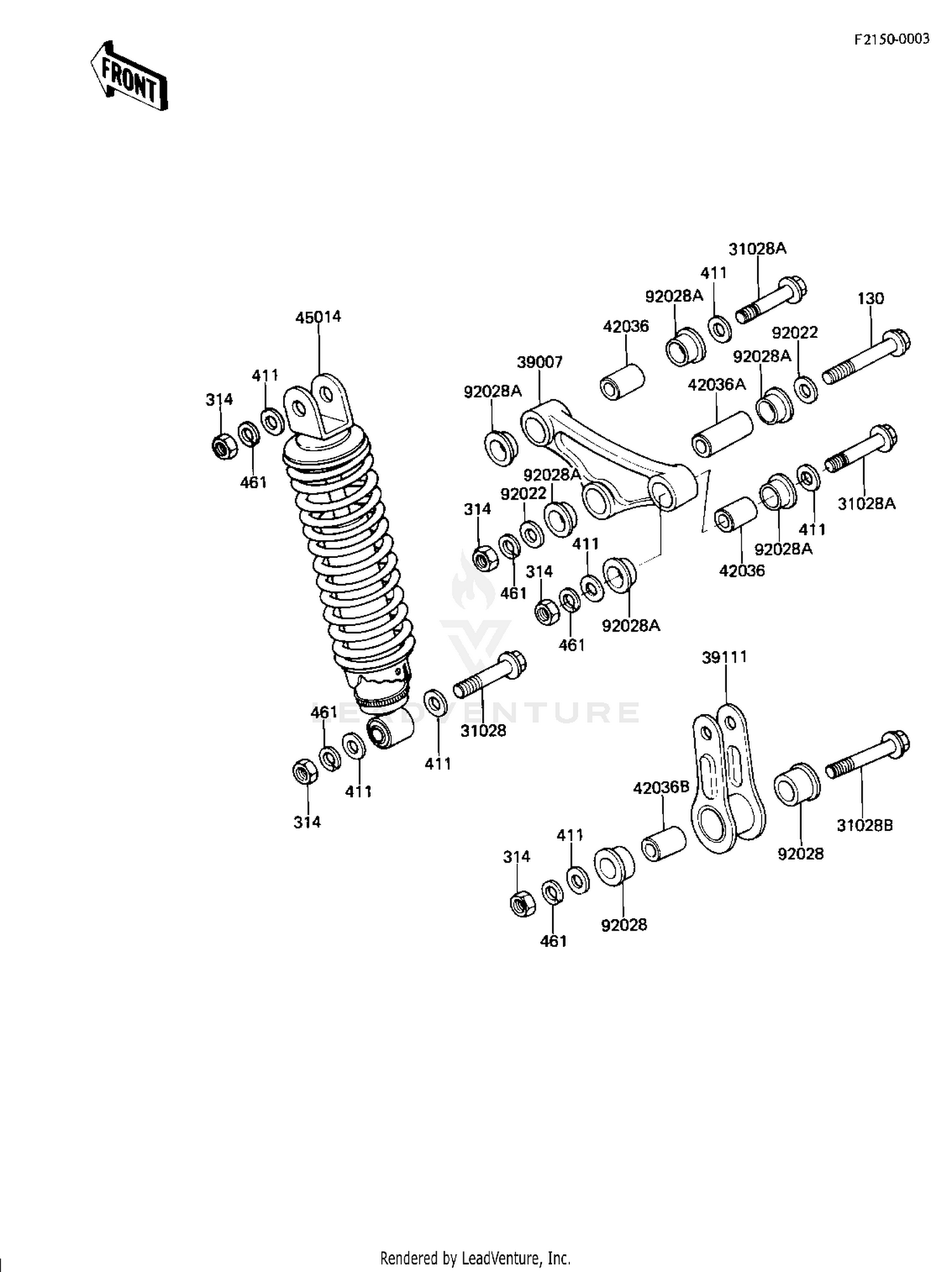 REAR SUSPENSION/SHOCK ABSORBER