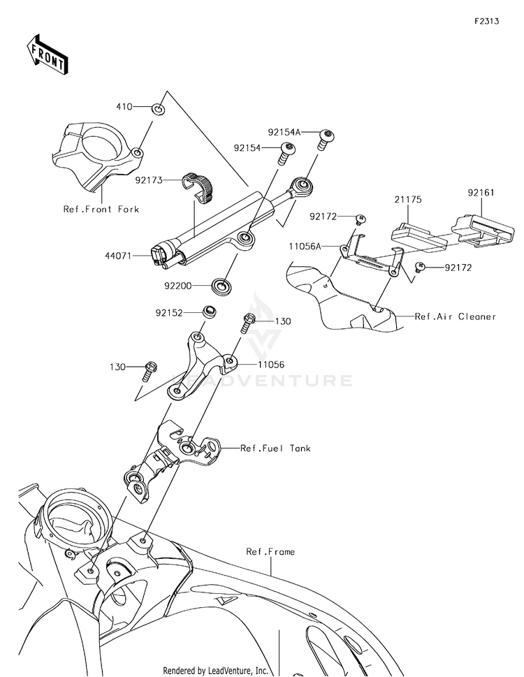 Steering Damper Schematic