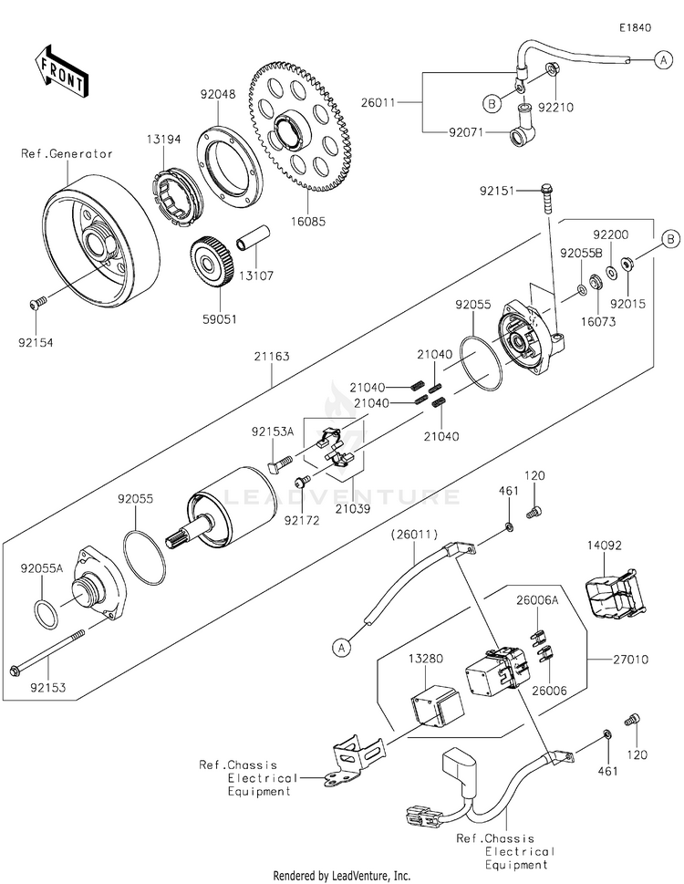 Starter Motor Schematic