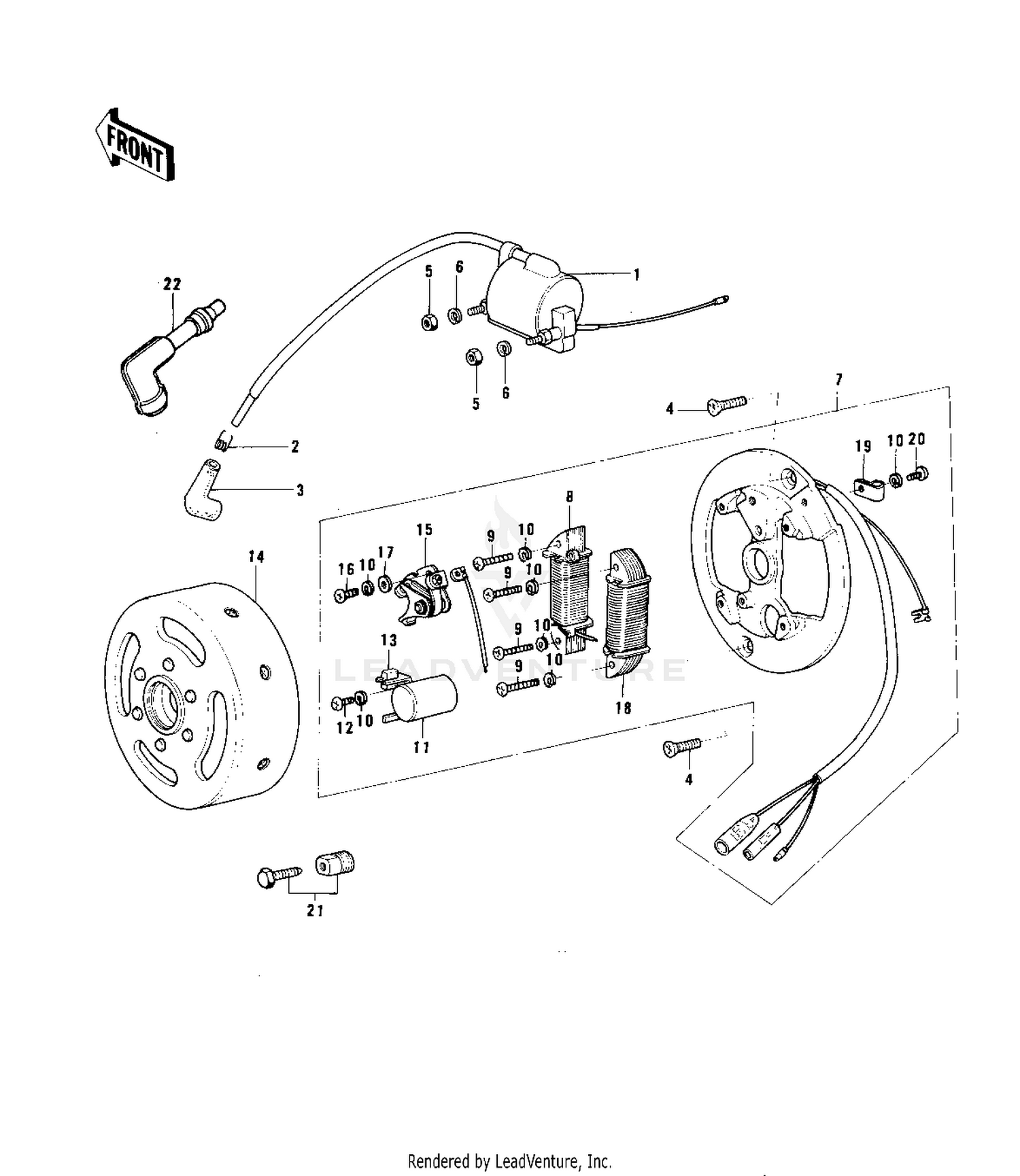 IGNITION/GENERATOR ('76-'80)
