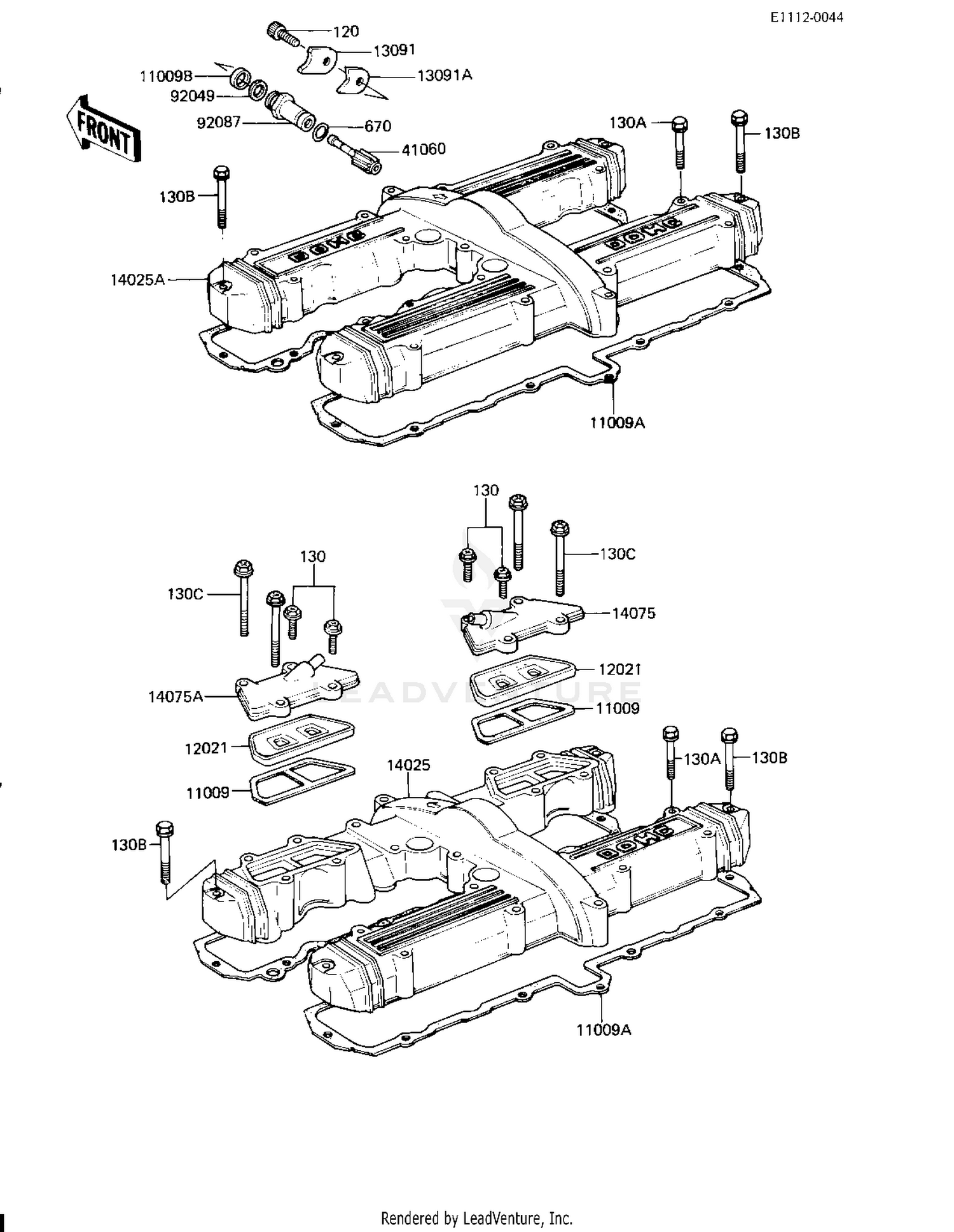 CYLINDER HEAD COVER ('83 H3)