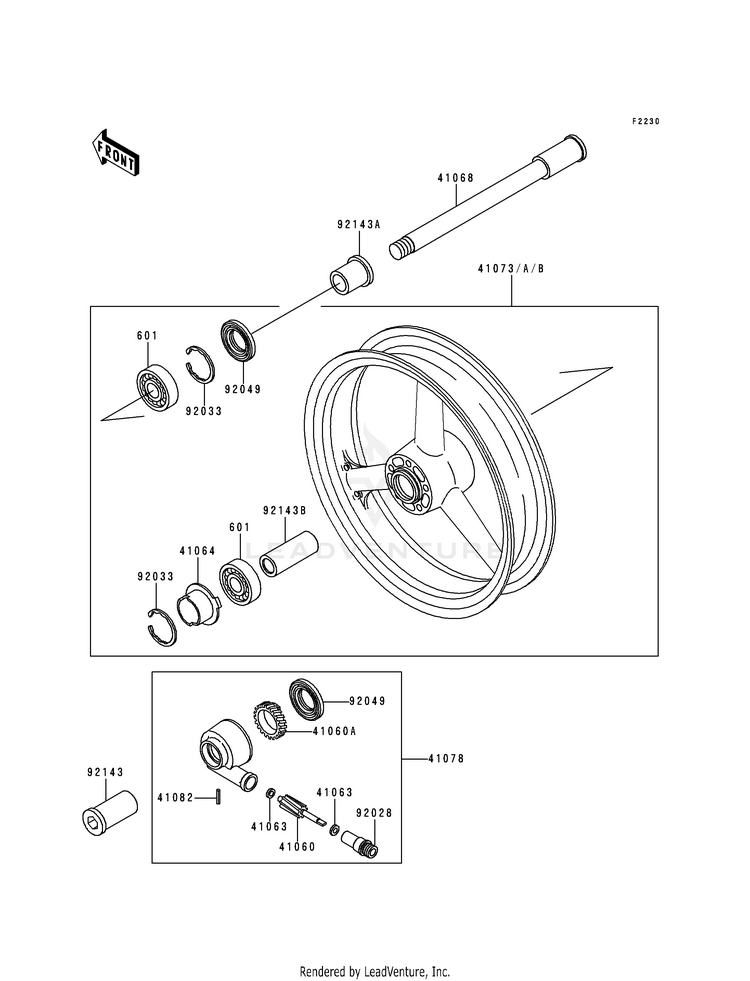 Front Wheel Schematic