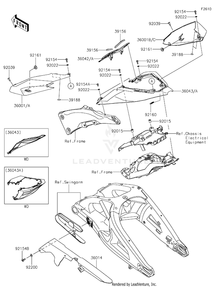 Side Covers/Chain Cover Schematic