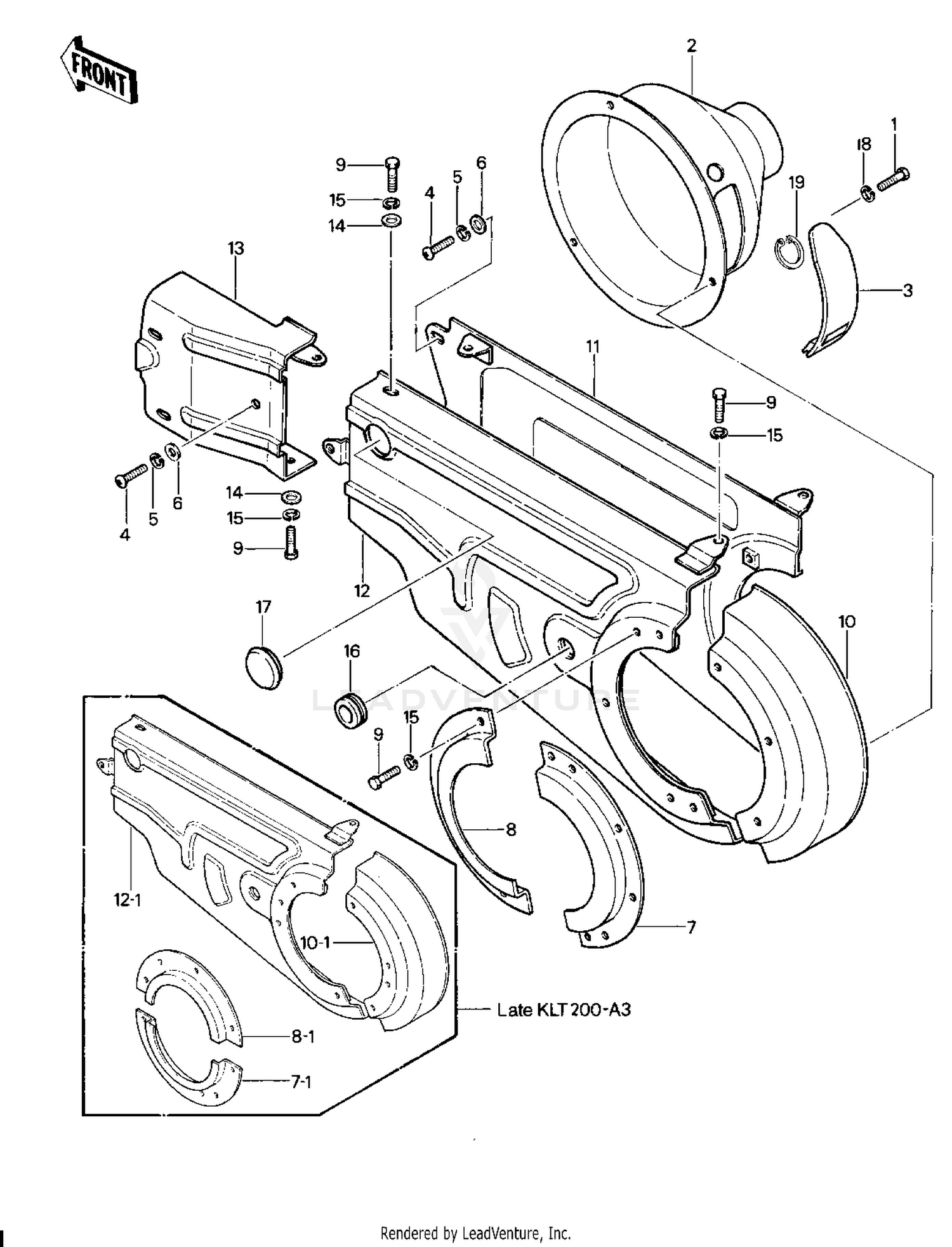 CHAIN CASE (KLT200-A2/A3)